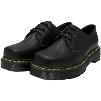 DR MARTENS 1461 BEX SMOOTH LEATHER SQUARE OXFORD BLACK