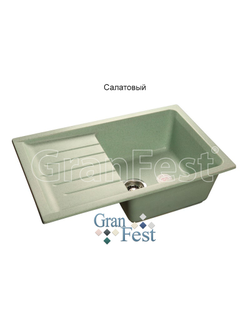Керамическая мойка для кухни Granfest Гранфест GF-P760L реверсивная 1 секционная мойка