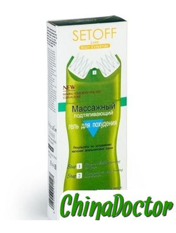Массажный подтягивающий гель для похудения SETOFF