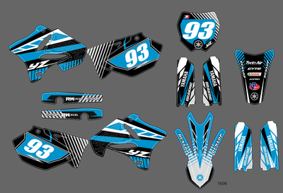 YAMAHA YZ 250 450 2003 2004 2005 2006 №1696