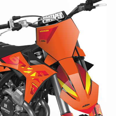 Наклейки на мотоцикл KTM 250 - 450 EXC 2024 SX SXF 2023-2024/2025 KTM EXC SIX DAYS RANGE/GR8 2024 #7174