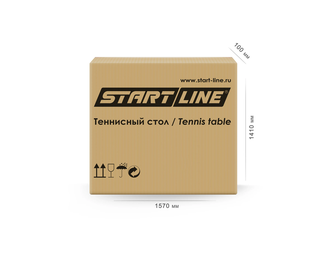 Стол теннисный для помещений Start Line Game Indoor Black