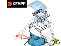 Щиток для шлифовки к маске сварщика Kemppi Gamma SP008040