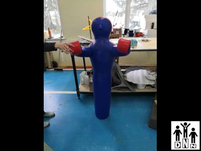 Манекен для борьбы одноногий МБОТ 0-1  (ПВХ 630 г/м2, высота 1,1 м, вес 10-15 кг) DNN