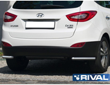 Защита заднего бампера для HYUNDAI IX 35 (2010-2015) RIVAL, РОССИЯ