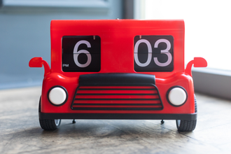 flip clock car