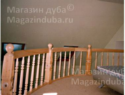 Ограждение из бука. Вариант №1