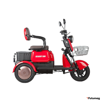 Электротрицикл Rutrike Gelbert Sun 48V/60V 650Вт красный