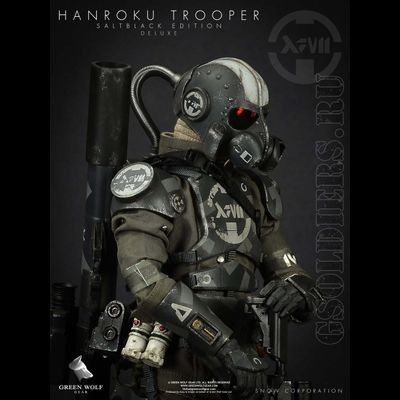 КОЛЛЕКЦИОННАЯ ФИГУРКА 1/6 Hanroku Trooper Deluxe Black (Salt Black Edition) ACTION FIGURE - GREEN WOLF GEAR