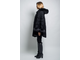Женская шуба пончо Лилия натуральный мех каракуль  с капюшоном зимняя большой размер черная арт. ц-007