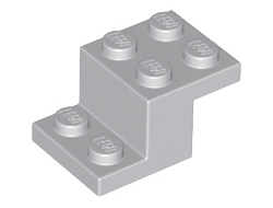 Bracket 3 x 2 x 1 1/3 with Bottom Stud Holder, Light Bluish Gray (73562 / 6347992)