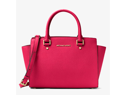 Сумка Michael Kors Selma medium женская розовая