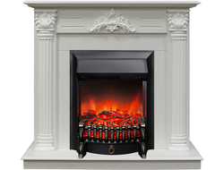 Электрокамин Сантана WT с очагом Fobos