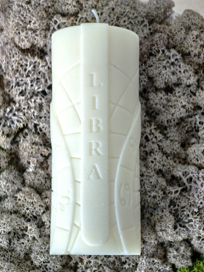 Свеча зодиакальная "Весы" стихия воздуха