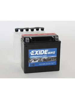 Аккумулятор EXIDE ETX14AH-BS (YB14-BS, YTX14AH, YTX14AH-BS)