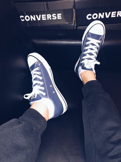 синие конверс ол стар купить не дорого m9697