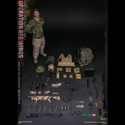 Радист, Операция «Красные крылья» - Коллекционная ФИГУРКА 1/6 scale Operation Red Wings NAVY SEALS  SDV TEAM 1 Radio Telephone Operator (78081) - DAMTOYS