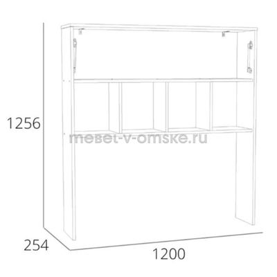 Надстройка для стола Элиот - 041.69