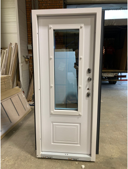 Входная Дверь Англия 2 Термо Муар 7024 (серая)