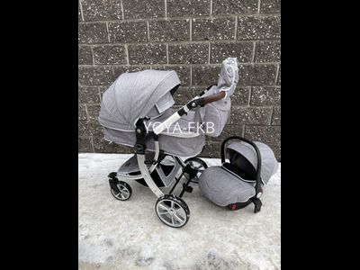 Детская коляска 3 в 1 Darex Серый