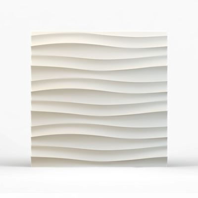 Гипсовая 3d панель "Волна горизонтальная мелкая"