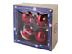 Игрушка елочная шар из стекла набор из 4 штук, Красный 6см, 78932