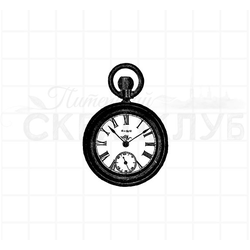 Винтажный штамп хронометр