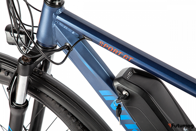 Электровелосипед INTRO Sport GT (Серо-зеленый)