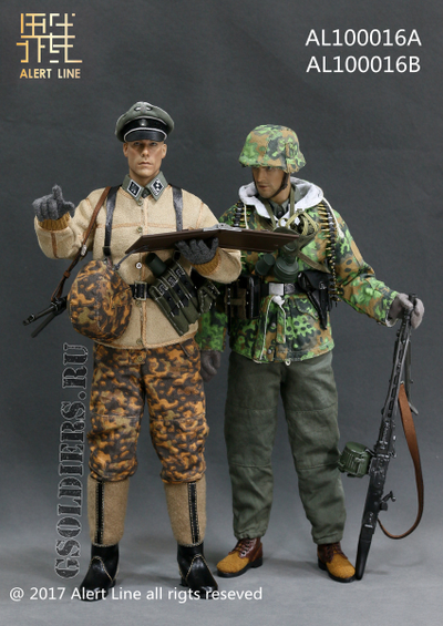 Купить онлайн коллекционную фигурку немецкого пулеметчика (Machine Gunner Equipment) от ALer Line