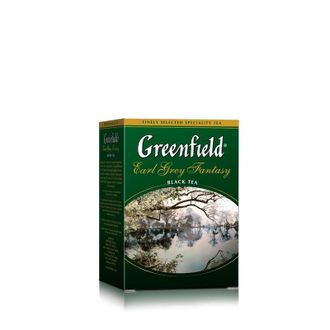 Чай Greenfield Earl Grey Fantasy черный с бергамотом 100 г