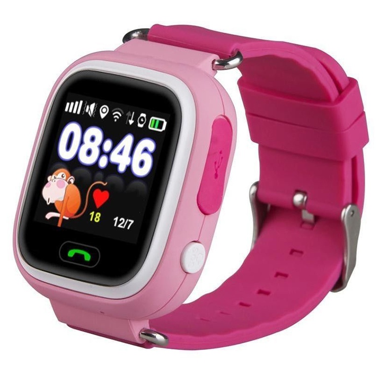 Для детей - Детские часы-телефон с GPS-трекером Smart Baby Watch Q80 ...