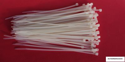 Стяжка кабельная 3*150 белая (цена за 100 шт.) Fortisflex