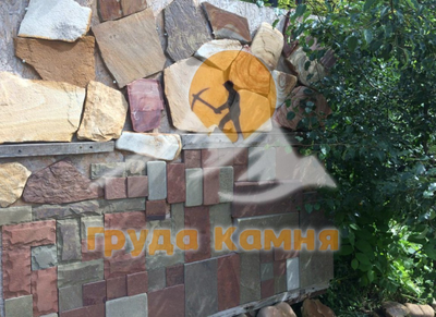 Брусчатка из камня красная