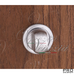 Фиксатор поворотный круглый Venezia Unique WC-30 (серия SLIM) полированный хром (копия)