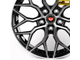 Комплект дисков R17 7,5J ET+35 5*114,3 Vossen iV-1155-SM155 Черный с полированными лучами (81910)
