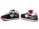 New balance 574 Черные с зеленым женские (36-40) Арт. 062М