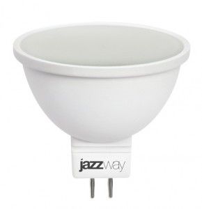 Лампа светодиодная Jazzway MR16 GU5.3 220V 7W(500lm) 3000 диммируемая матовая 55x50 2K PLED-DIM JCDR .1035400