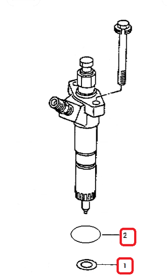 33812-72000  Кольцо форсунки уплотнительное  HYUNDAI