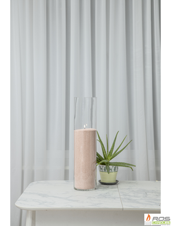 Насыпная свеча "Цилиндр 60 см", бежевая "Бежевый"