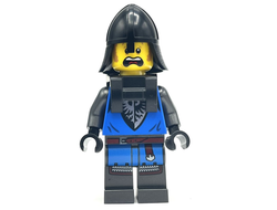 Black Falcon - Male, Pearl Dark Gray Detailed Legs, Black Neck Protector, Backpack, n/a (cas574)