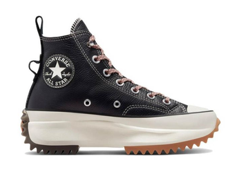 Кеды Converse Run Star Hike High Top кожаные черные высокие