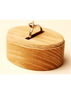 деревянная коробочка для кольца