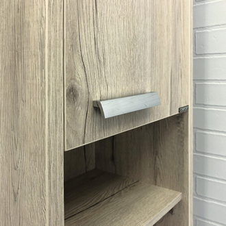 Тумба-умывальник "Марио-60" дуб дымчатый с раковиной "Quadro 60"