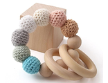 Кольца деревянные для игрушек