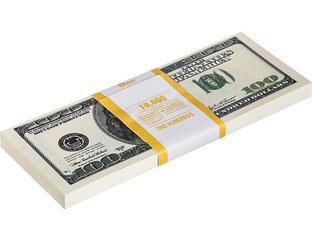 ШУТОЧНАЯ ПАЧКА КУПЮР 100$. Купюры банка приколов сто долларов. Купить ...