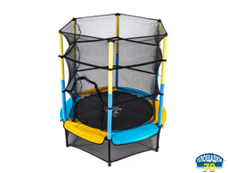 Батут DFC JUMP KIDS 55" желто-синий