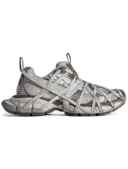 Кроссовки Balenciaga 3XL Extreme Lace Trainers Brown Grey Beige