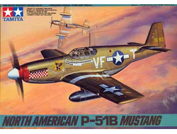 Сборная модель: (Tamiya 61042) Американский истребитель P-51B Mustang