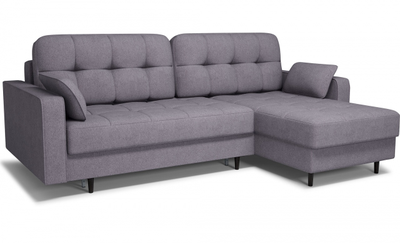 ДВУСПАЛЬНЫЙ ПРУЖИННЫЙ УГЛОВОЙ ДИВАН-КРОВАТЬ ОРЛЕАН, ПРОЧНЫЙ МЕТАЛЛОСКЕЛЕТ, СО СПАЛЬНЫМ МЕСТОМ И МЕХАНИЗМОМ ПАНТОГРАФ, НОЖКИ 10 СМ