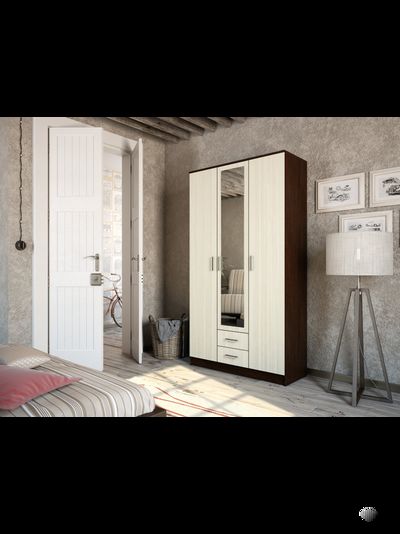 Фиеста шкаф 3-х створчатый (ГЛУБИНА 610мм)